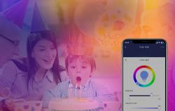 Broadlink Chytré LED žárovky Wifi LB4E27 RGB (4 kusy)
