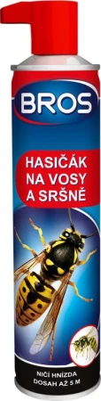 Bros Sprej proti vosám a sršňům HASIČÁK 300ml Bros Sprej proti vosám a sršňům HASIČÁK 300ml