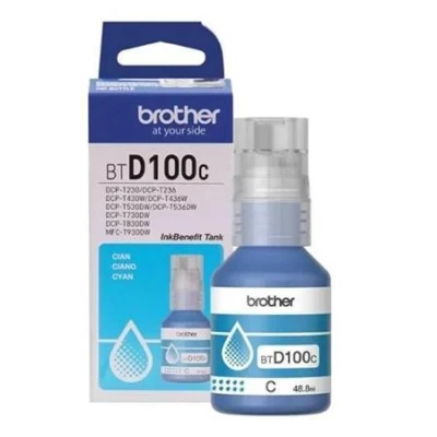 Brother BT-D100C (inkoust cyan, 5 000 str.)