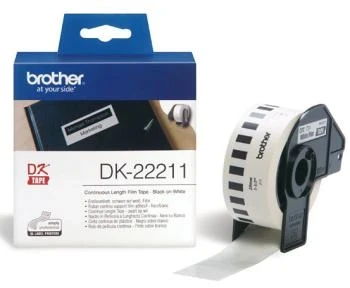 Brother - DK-22211 (bílá filmová role 29mm x 15,24m) Brother - DK-22211 (bílá filmová role 29mm x 15,24m)