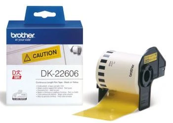Brother - DK-22606 (žlutá filmová role 62mm x 15,24m) Brother - DK-22606 (žlutá filmová role 62mm x 15,24m)