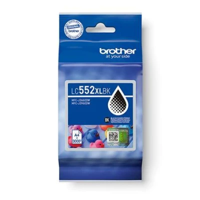 Brother LC552XLBK (inkoust black, 3000 str.) Brother LC552XLBK (inkoust black, 3000 str.)