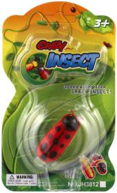Brouček zvířátko hmyz lezoucí na baterie 2 druhy plast