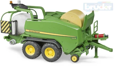 Bruder 02032 John Deere lis na balíky slámy s obalovačem Bruder 02032 John Deere lis na balíky slámy s obalovačem