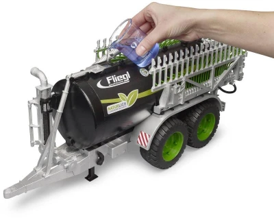 Bruder 02036 Fliegl Jumbo Line Plus cisterna přívěs funkční model 1:16 plast