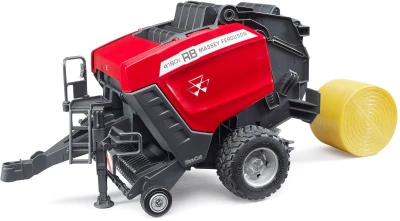 Bruder 02039 Balíkovač lis na kulaté balíky Massey Ferguson RB 4180V