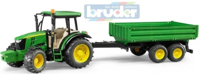 Bruder 02108 (2108) Traktor John Deere 5115M set s valníkem model 1:16 plast Bruder 02108 (2108) Traktor John Deere 5115M set s valníkem model 1:16 plast