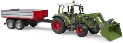 Bruder 02182 Traktor Fendt Vario 211 s nakladačem + přívěs model 1:16 Bruder 02182 Traktor Fendt Vario 211 s nakladačem + přívěs model 1:16