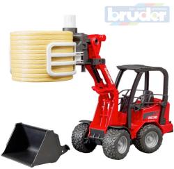 Bruder 02192 Nakladač Schaffer 2630 set s kleštěmi a balíkem slámy 1:16 plast Bruder 02192 Nakladač Schaffer 2630 set s kleštěmi a balíkem slámy 1:16 plast
