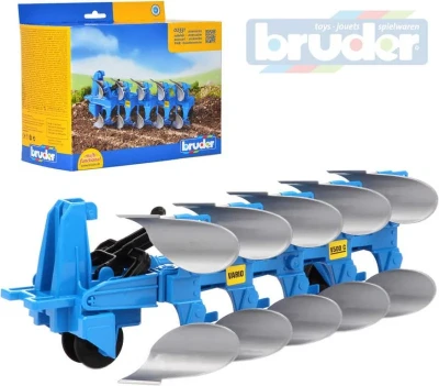 Bruder 02331 (2331) Pluh obráběcí Variant obracecí v krabici plast Bruder 02331 (2331) Pluh obráběcí Variant obracecí v krabici plast