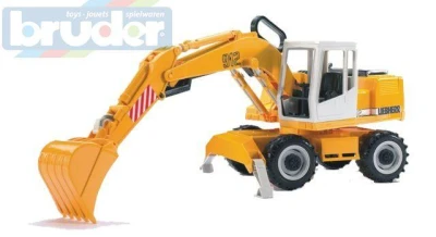 Bruder 02426 (2426) Bagr LIEBHERR otočná kabina plast 1:16 Bruder 02426 (2426) Bagr LIEBHERR otočná kabina plast 1:16