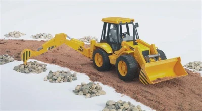 Bruder 02428 (2428) Traktor JCB - čelní nakladač + bagr