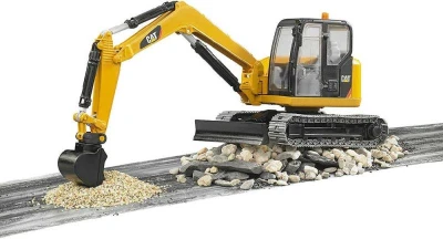 Bruder 02456 (2456) Minibager Caterpillar pásový funkčný model 1:16 plast