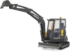 Bruder 02465 Minibagr rypadlo Volvo ECR40 1:16 plast