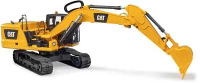 Bruder 02483 Model pásový bagr Caterpillar žltý stavebný stroj