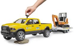 Bruder 02546 RAM Auto terénní servisní set s minibagrem a přívěsem