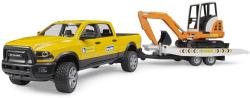 Bruder 02546 RAM Auto terénní servisní set s minibagrem a přívěsem