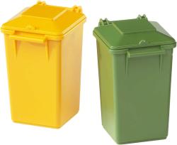 Bruder 02607 (2607) Popelářský set 3 popelnice + kontejner plast