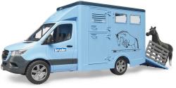 Bruder 02674 Auto Mercedes Benz Sprinter přeprava zvířat se s koněm