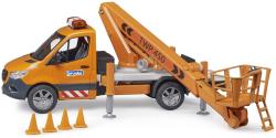 Bruder 02679 Auto MB Sprinter s montážní plošinou model na baterie Světlo Zvuk