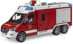 Bruder 02680 Auto MB Sprinter hasičský vůz funkční model na baterie Světlo Zvuk