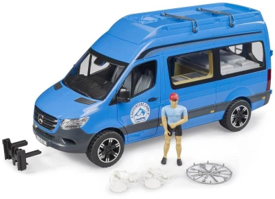 Bruder 02684 Auto kempingové MB Sprinter Camper s figurkou