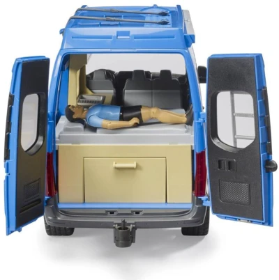 Bruder 02684 Auto kempingové MB Sprinter Camper s figurkou