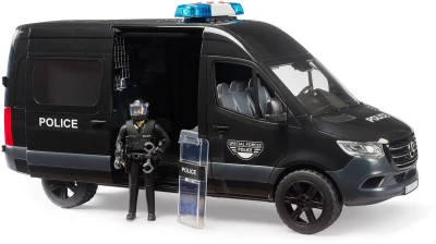 Bruder 02685 Auto Policie Mercedes-Benz Sprinter set s policistou
