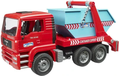 Bruder 02741 Kontejnerový vůz MAN TGA model plast