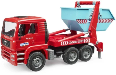 Bruder 02741 Kontejnerový vůz MAN TGA model plast