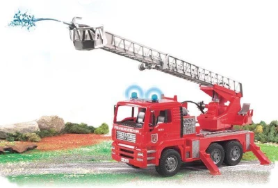 Bruder 02771 (2771) Nákladní auto MAN - požární žebřík + maják