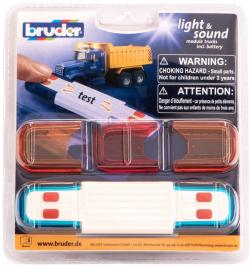Bruder 02803 Maják siréna pro nákladní auta na baterie Světlo Zvuk