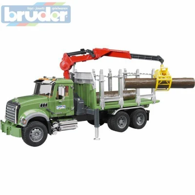 Bruder 02824 (2824) Nákladné auto MACK Granit preprava dreva Bruder 02824 (2824) Nákladné auto MACK Granit preprava dreva