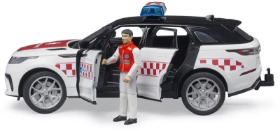 Bruder 02885 Auto Range Rover Velar ambulance model na baterie Světlo Zvuk