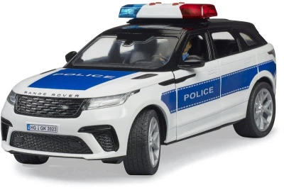 Bruder 02890 Auto Range Rover Velar policie model na baterie Světlo Zvuk