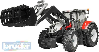 Bruder 03181 (3181) Traktor STEYR 6300 Terrus čelný nakladač funkčný model plast Bruder 03181 (3181) Traktor STEYR 6300 Terrus čelný nakladač funkčný model plast