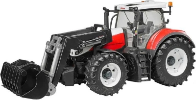 Bruder 03181 (3181) Traktor STEYR 6300 Terrus čelný nakladač funkčný model plast