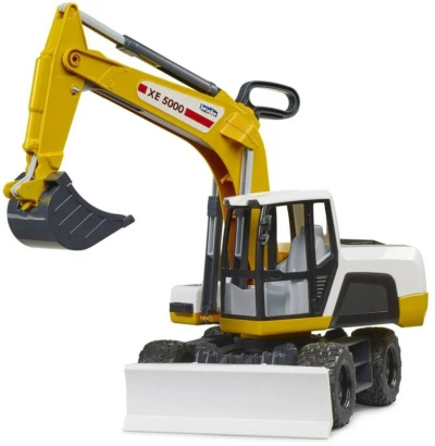 Bruder 03413 Bagr XE 5000 kolové rypadlo pracovní stroj model 1:16 plast