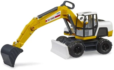 Bruder 03413 Bagr XE 5000 kolové rypadlo pracovní stroj model 1:16 plast