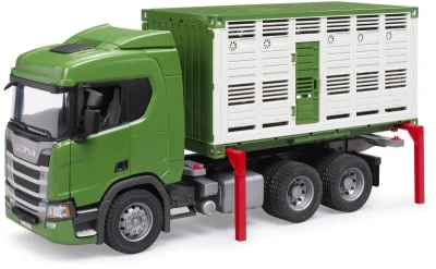 Bruder 03548 Auto Scania Super 560R Přepravník skotu model 1:16 plast