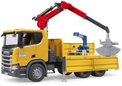 Bruder 03551 Auto nákladní Scania Super 560R s ramenem model 1:16 plast