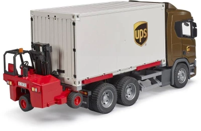 Bruder 03582 Auto Scania Super 560R UPS logistik s vysokozdvihem
