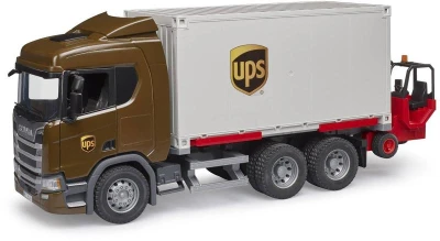 Bruder 03582 Auto Scania Super 560R UPS logistik s vysokozdvihem