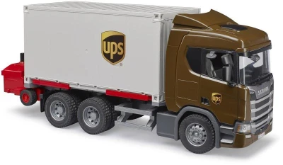 Bruder 03582 Auto Scania Super 560R UPS logistik s vysokozdvihem