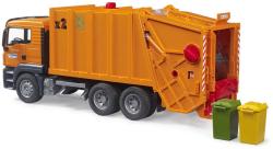 Bruder 03760 Auto popelářské MAN TGS popeláři set se 2 popelnicemi