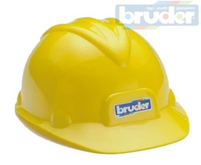 Bruder 10200 Prilba detská stavbárska žltá s logom plast Bruder 10200 Prilba detská stavbárska žltá s logom plast