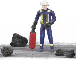Bruder 60100 Figurka hasič 11cm set s doplňky plast