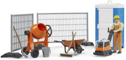 Bruder 62008 Stavební set míchačka s figurkou a pracovním nářadím plast