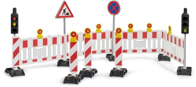Bruder 62009 Dopravní značky set se semafory a doplňky