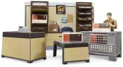 Bruder 62250 Bworld pobočka přepravce UPS set kancelář s figurkou